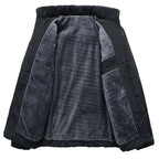 Vinterdunjacka med bomullsfoder