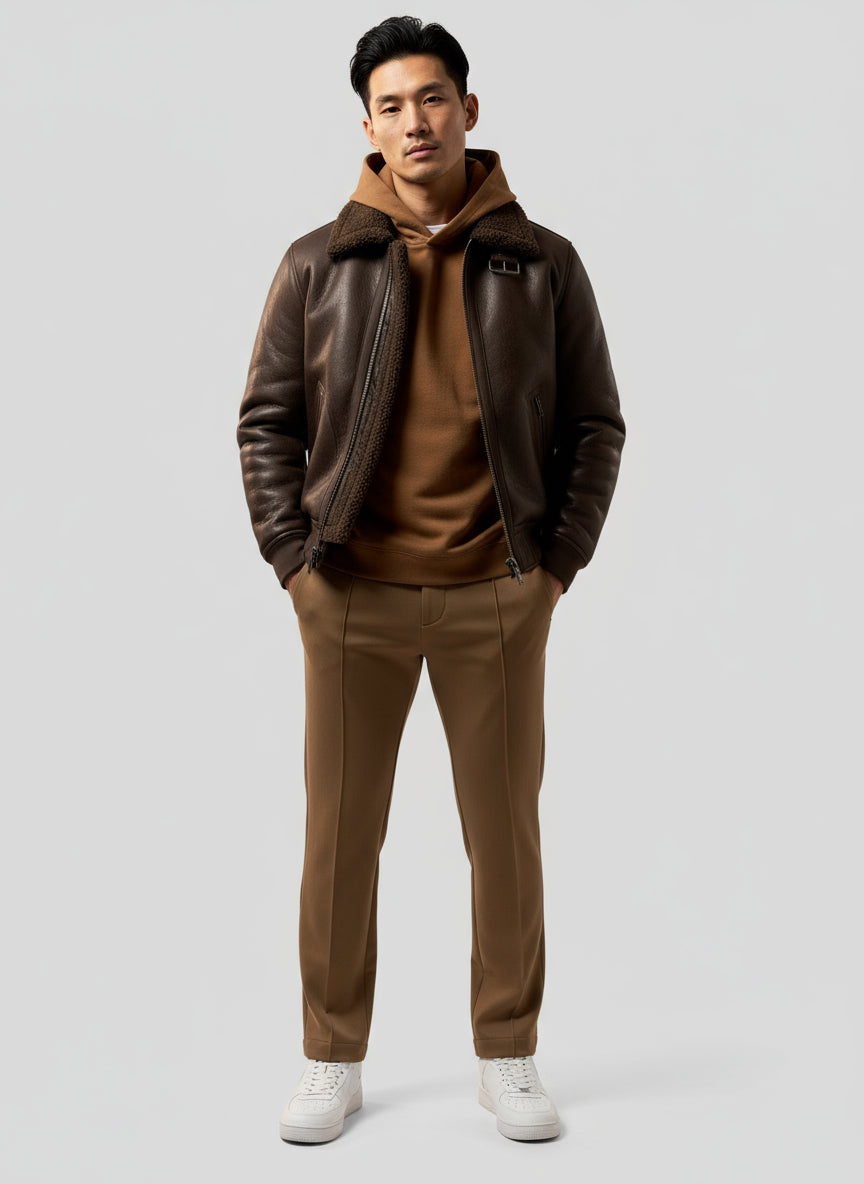 Dam Vändbar Jacka Grå Storlek M Fuskpäls 6