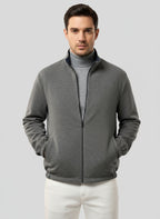 Herr Vändbar Jacka Grå Storlek L Polyester Nylon 1