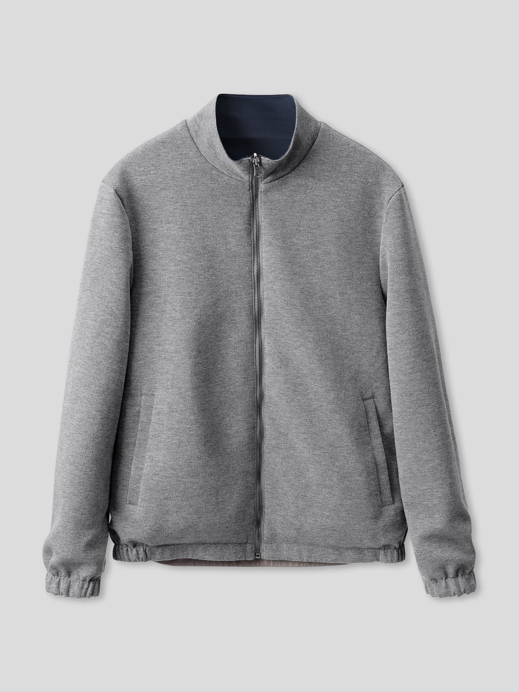 Herr Vändbar Jacka Grå Storlek L Polyester Nylon 8