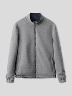 Herr Vändbar Jacka Grå Storlek L Polyester Nylon 8