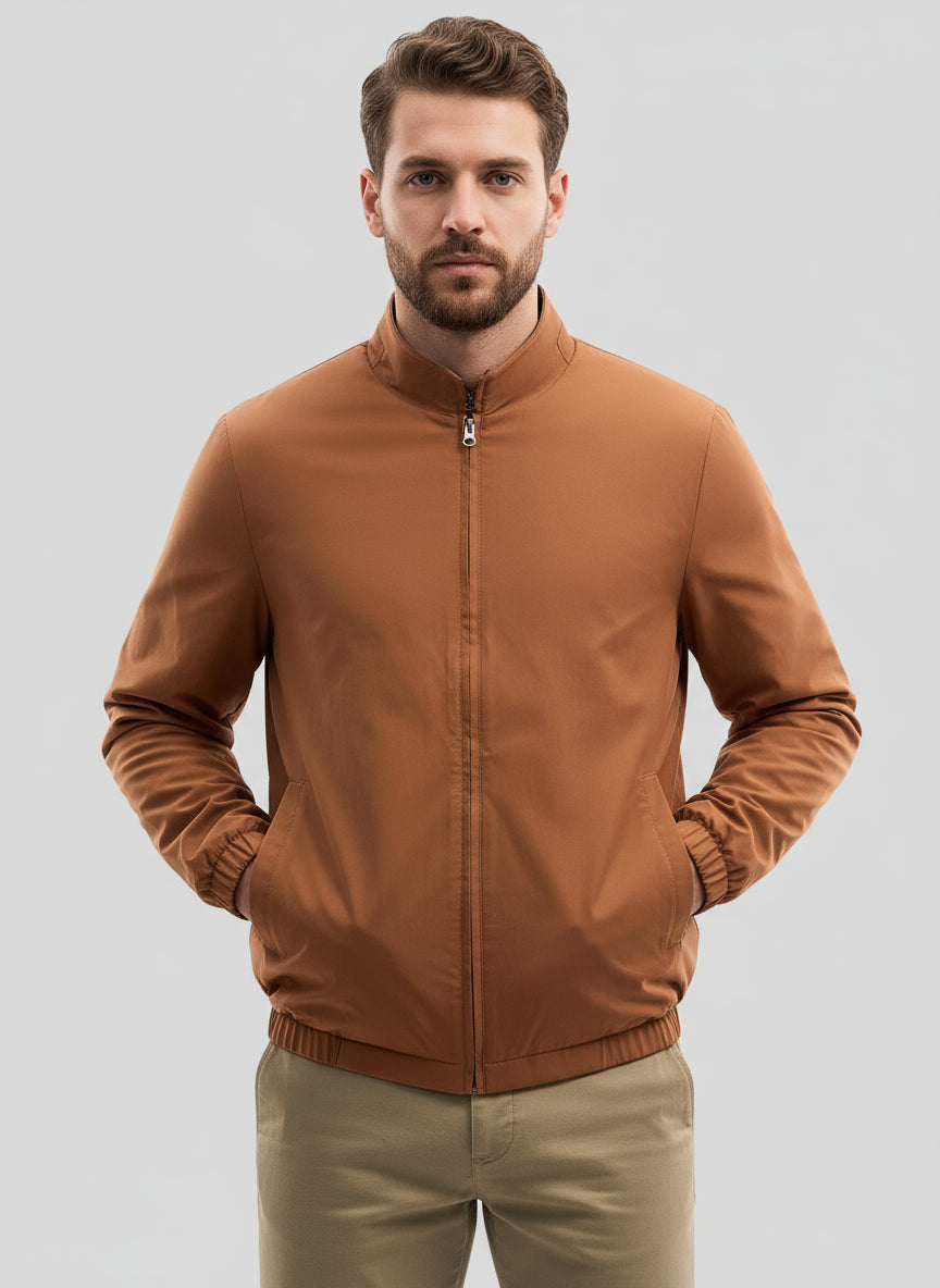 Herr Vändbar Jacka Grå Storlek L Polyester Nylon 9