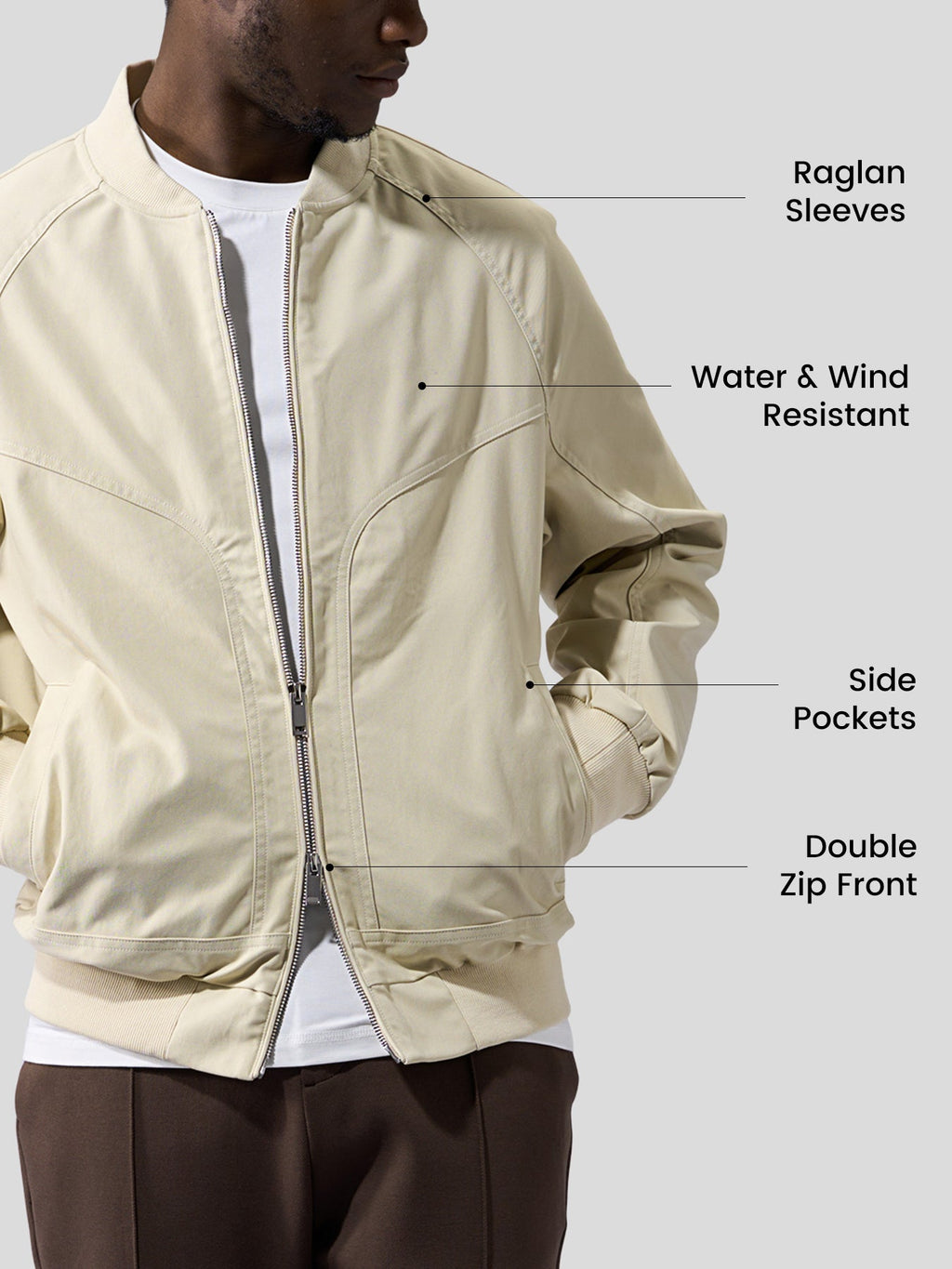 Herrjacka Svart Storlek L Polyester - Vinterjacka för Utomhusaktiviteter och Vardagsbruk 5