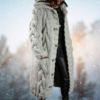 Letha | Lyxig Tjock-Sticka Kvinnor Väst 6