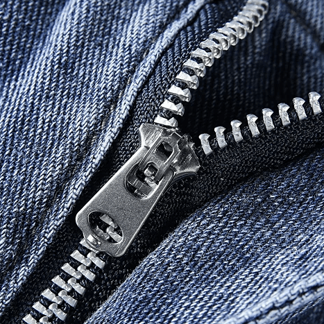 Bermuda Cargo Denim Shorts i Vintage Blå och Kolgrå med Elastisk Midja - STILUNA