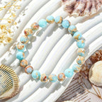 Bohemiskt Armband med Naturstenar och Justerbar Längd – 18 cm - STILUNA