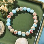 Bohemiskt Armband med Naturstenar och Justerbar Längd – 18 cm - STILUNA