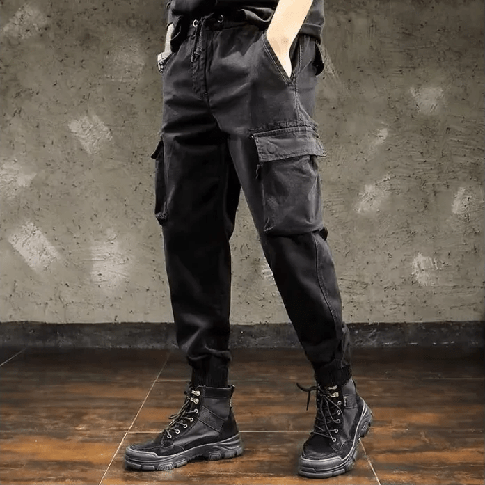 Cargo Joggers med Justerbar Midja och Flera Fickor för Bekväm Användning - STILUNA