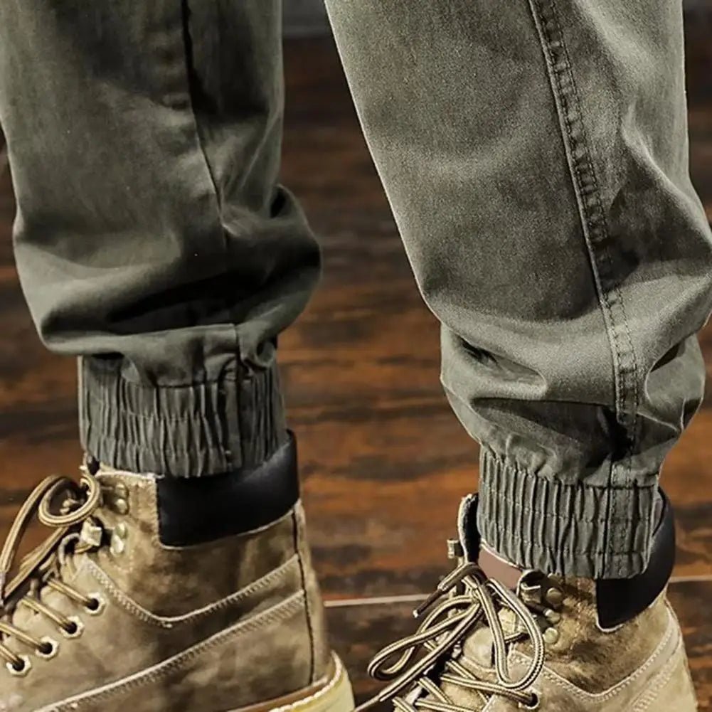 Cargo Joggers med Justerbar Midja och Flera Fickor för Bekväm Användning - STILUNA