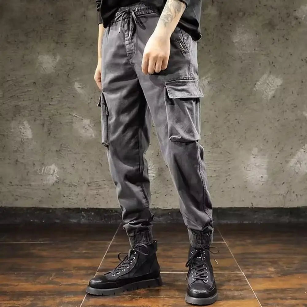 Cargo Joggers med Justerbar Midja och Flera Fickor för Bekväm Användning - STILUNA