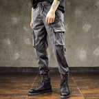 Cargo Joggers med Justerbar Midja och Flera Fickor för Bekväm Användning - STILUNA