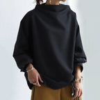 Chic Hög Nackpullover i Lätt Material för Elegant Stil - STILUNA