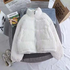 Corduroy - inspirerad puffjacka dam - STILUNA