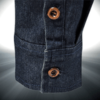 Denimskjorta i Hållbart Material med Western - inspirerad Design – Modern och Avslappnad Stil - STILUNA