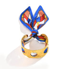 Elegant Vintage Armband i Legering och Polyester – 21,5 cm Längd - STILUNA