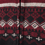 Fair Isle Zip - Up Cardigan med Hel Dragkedja – Klassisk och Bekväm - STILUNA