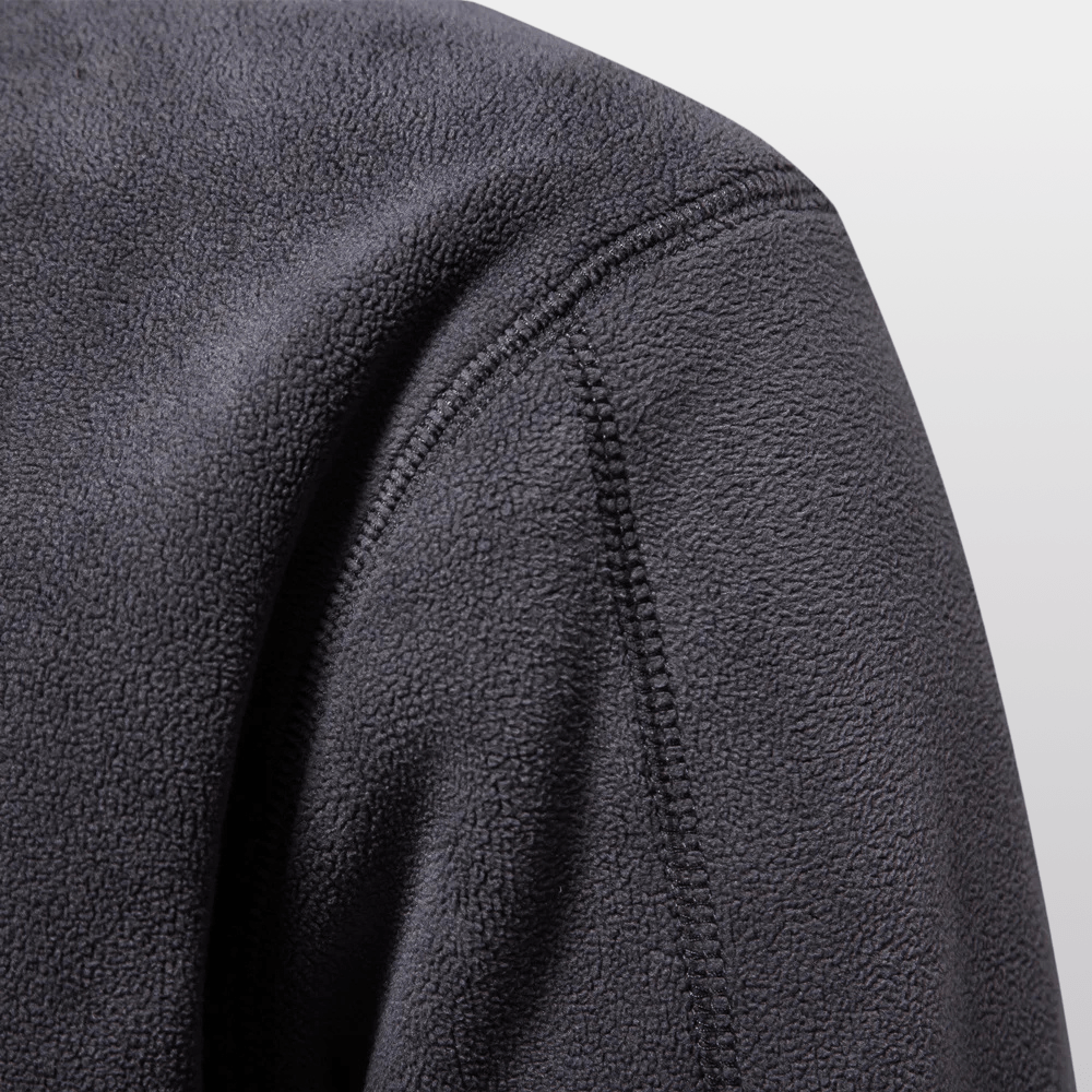 Fleece Pullover med Halvdragkedja – Varm och Stilig för Kalla Väderförhållanden - STILUNA