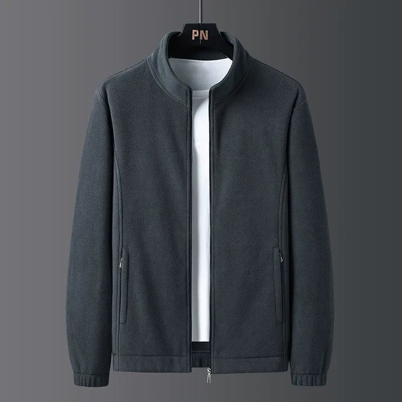 Herr Fleecejacka Svart Storlek M Fleece - STILUNA