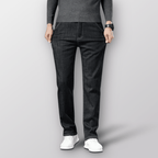 Isolerade Jeans Herr med Sherpa - foder och Hög Midja för Kallväder – Stretchig Denim för Komfort - STILUNA