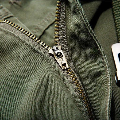 Klassiska Herr Cargo Shorts i Bomull med Rymliga Fickor – Avslappnad Passform för Utomhusäventyr - STILUNA