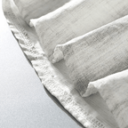 Kortärmad Skjorta Herr i Linneblandning med Knappstängning och Bandkrage – Avslappnad och Andningsbar Design - STILUNA