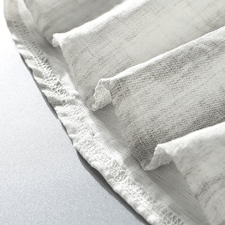 Kortärmad Skjorta Herr i Linneblandning med Knappstängning och Bandkrage – Avslappnad och Andningsbar Design - STILUNA