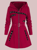 Kvinnors A - Line Kappa Grå Storlek M Ullkänsla - STILUNA