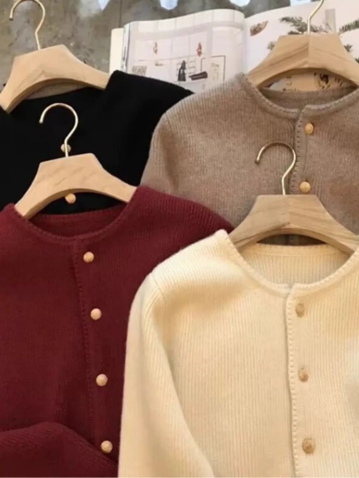 Kvinnors Cardigan 100% Cashmere - STILUNA