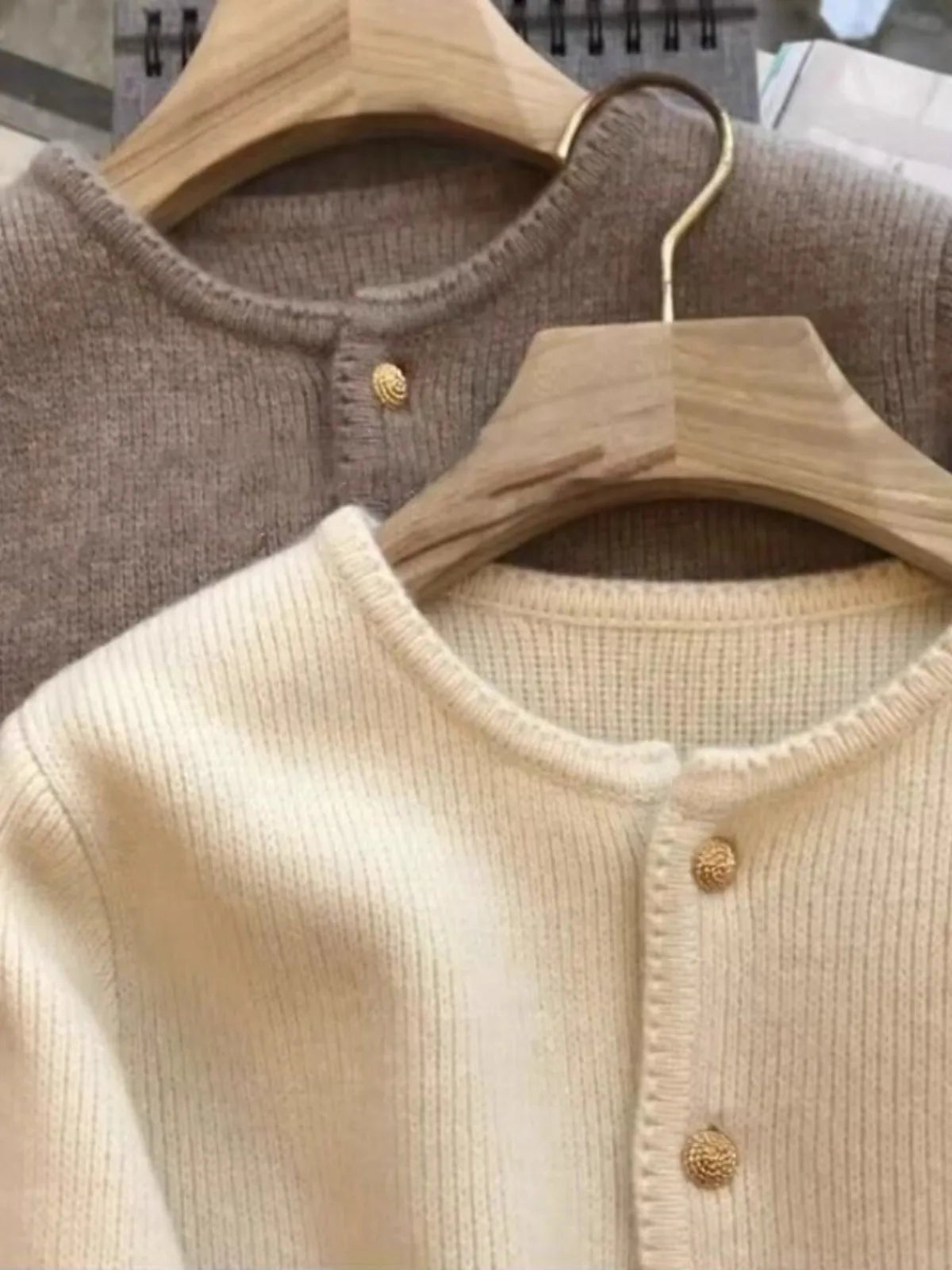 Kvinnors Cardigan 100% Cashmere - STILUNA