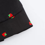 Kvinnors Casual Retro Jordgubbsbroderad Kavaj och Hög Midja Mini Kjol Mode Set: Lås Upp Stil och Komfort för Moderna Kvinnor - STILUNA