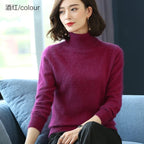 Kvinnors Pullover Tröja 100% Cashmere - STILUNA