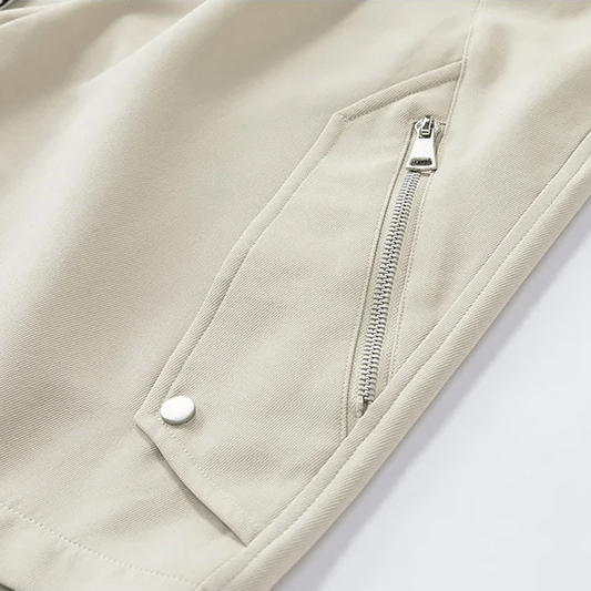 Lätta Utility Shorts i Polytech med Justerbar Midja och Zipfickor - STILUNA