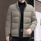 Mäns Pufferjacka Svart Storlek M Lättvikt Isolerad - STILUNA