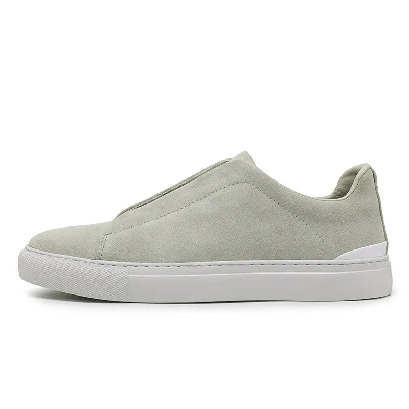 Mäns Sneakers Läder Andningsbar - STILUNA