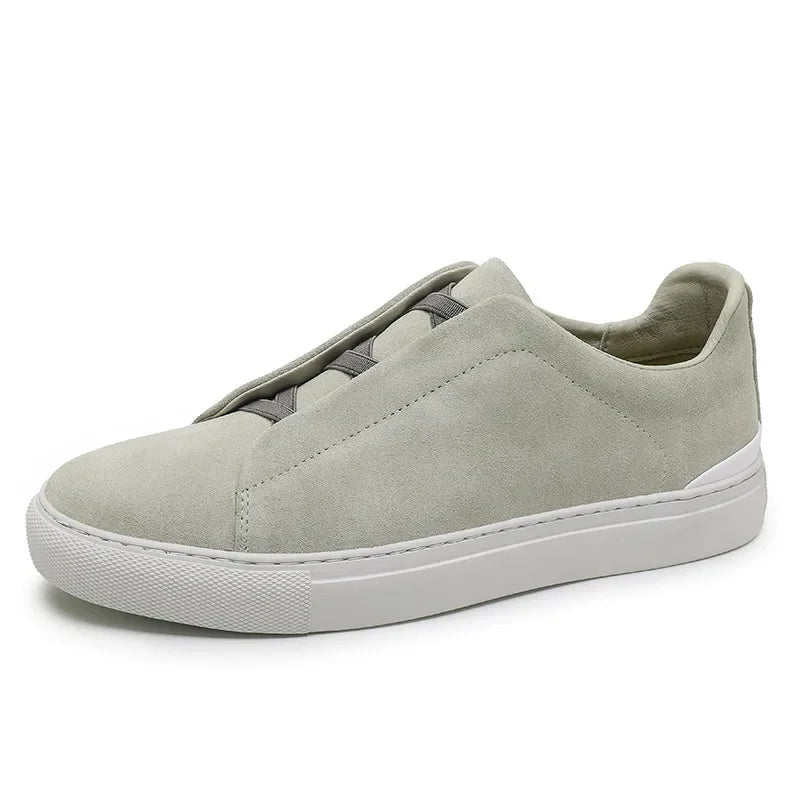 Mäns Sneakers Läder Andningsbar - STILUNA