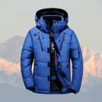 Mäns Vinterjacka Puffer Svart Storlek M Polyester - STILUNA