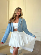 Mini Kjol med Hög Midja: Upplev Sexig och Söt Stil för Moderna Kvinnor - STILUNA