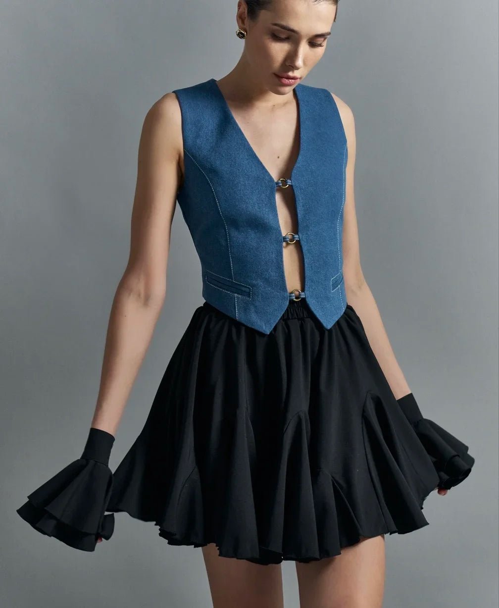 Mini Kjol med Hög Midja: Upplev Sexig och Söt Stil för Moderna Kvinnor - STILUNA