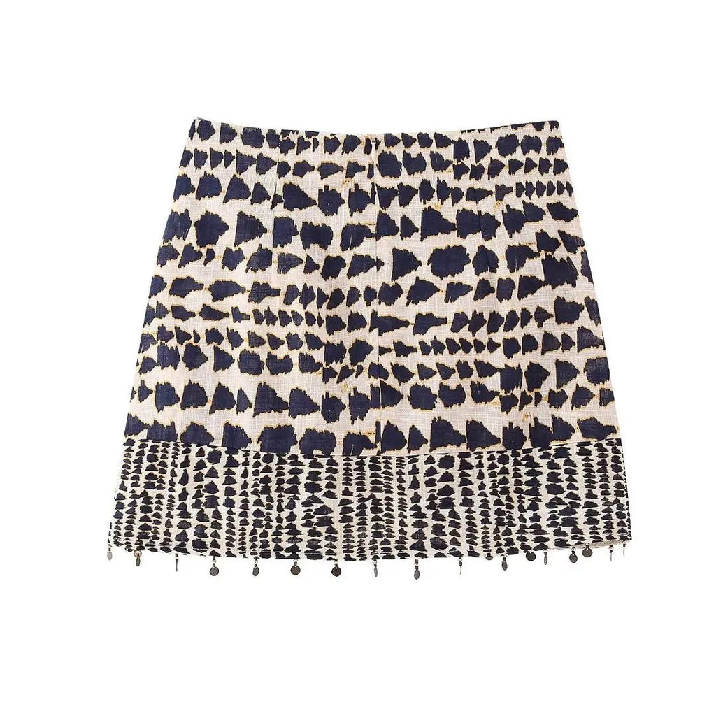 Mini Sarong Kjol: Upplev Elegans och Komfort för Avslappnade Sommarstunder - STILUNA