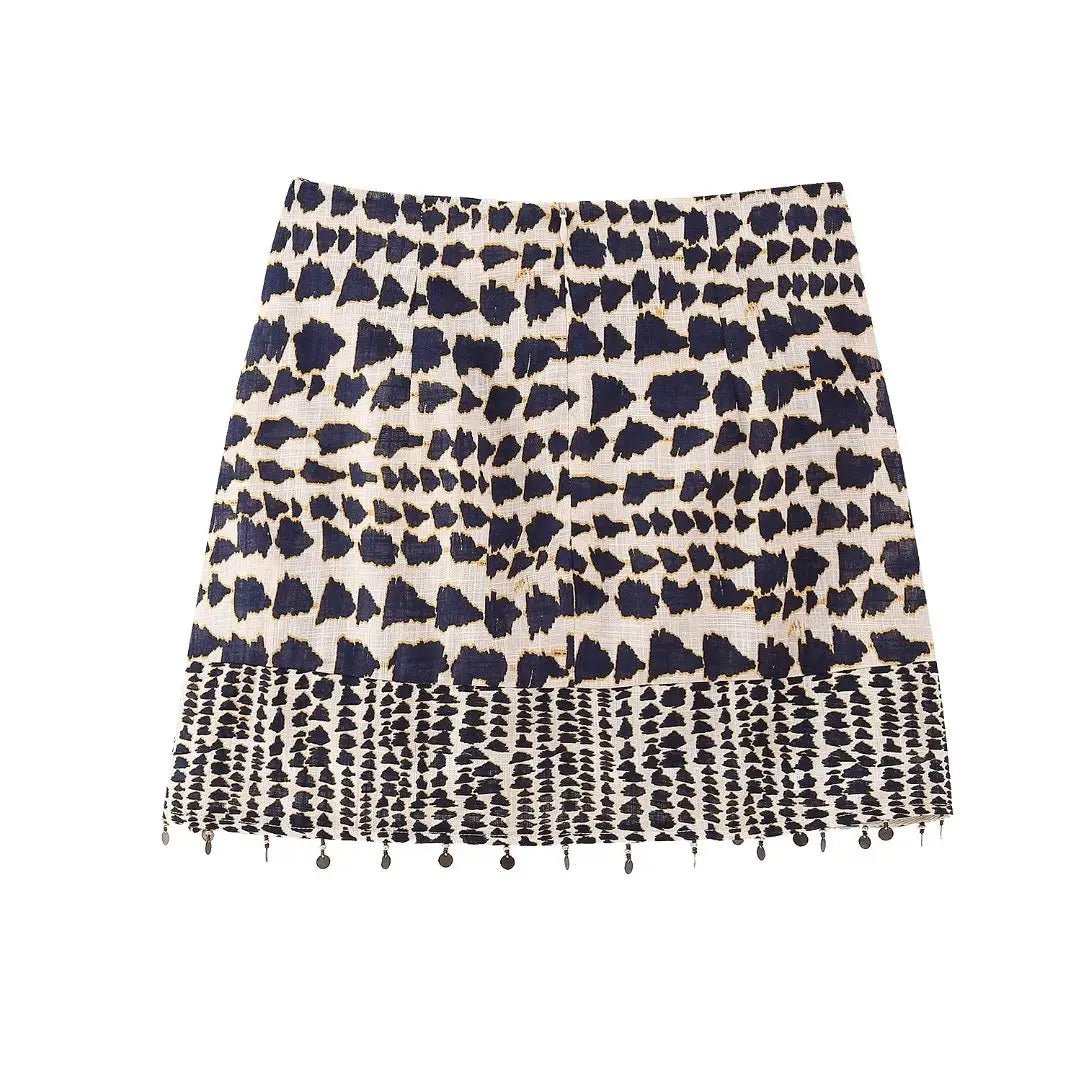 Mini Sarong Kjol: Upplev Elegans och Komfort för Avslappnade Sommarstunder - STILUNA