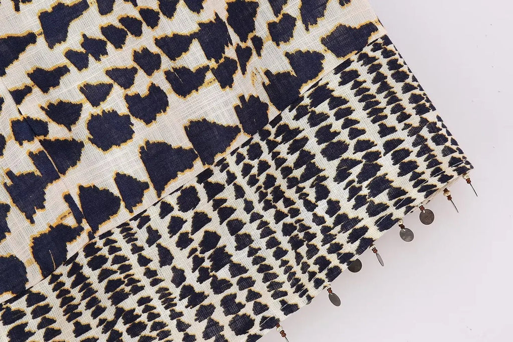 Mini Sarong Kjol: Upplev Elegans och Komfort för Avslappnade Sommarstunder - STILUNA