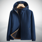 Mjuk Softshell Jacka med Vattentålig Stretch och Justerbar Huva – Andningsbar och Vindtålig, Skräddarsydd Passform, Flera Färger och Storlekar - STILUNA