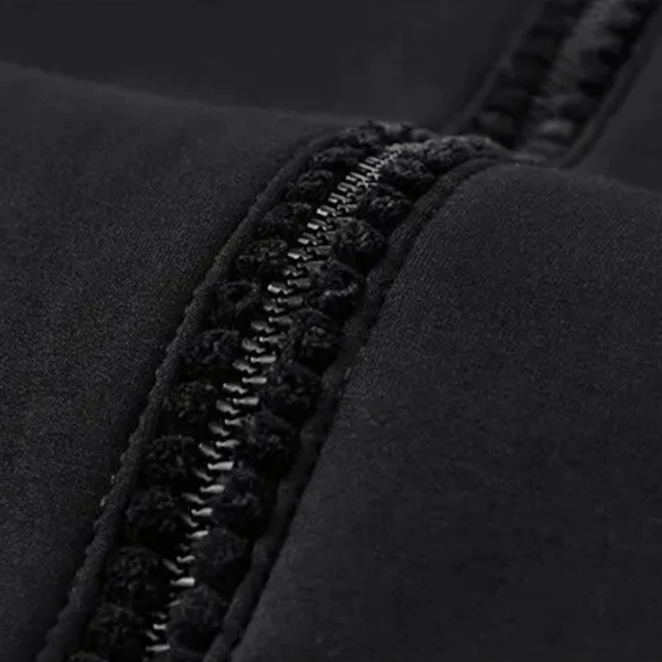 Mjuk Tvådelad Träningsdräkt i Bomull med Fuskpälsfoder för Vinterbruk - STILUNA