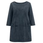 Plus Size Jeansklänning – Ledig passform & kort modell - STILUNA