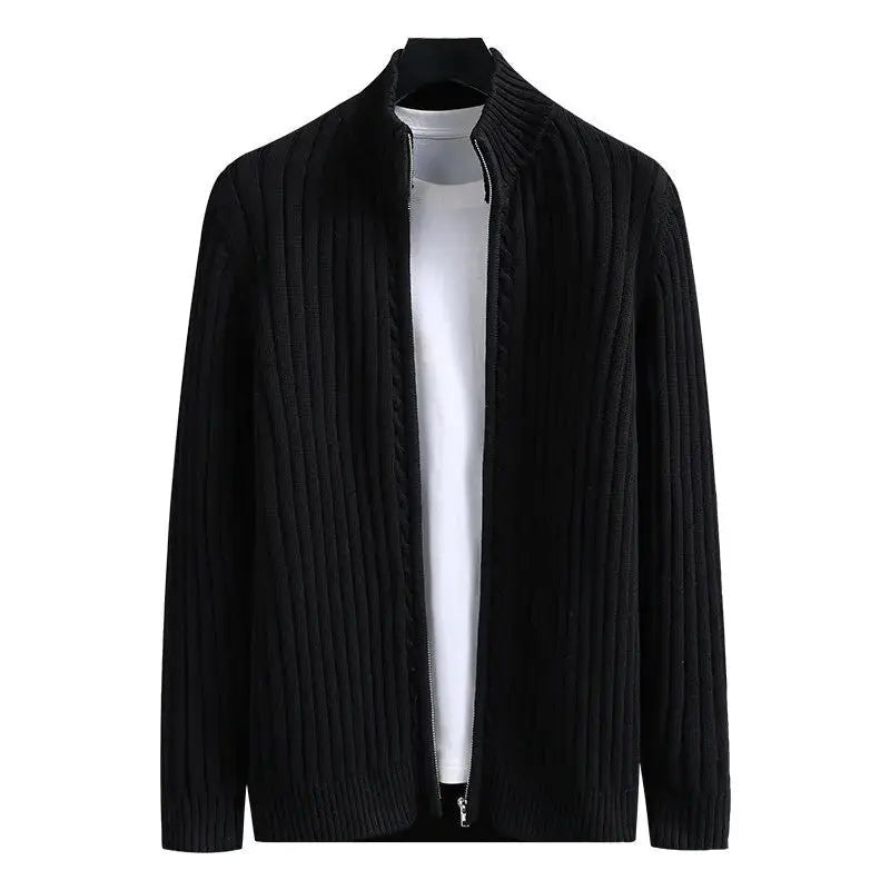 Ribbstickad Tröja i Bomull med Lös Passform för Dam – Klassisk och Bekväm Stickad Tröja - STILUNA