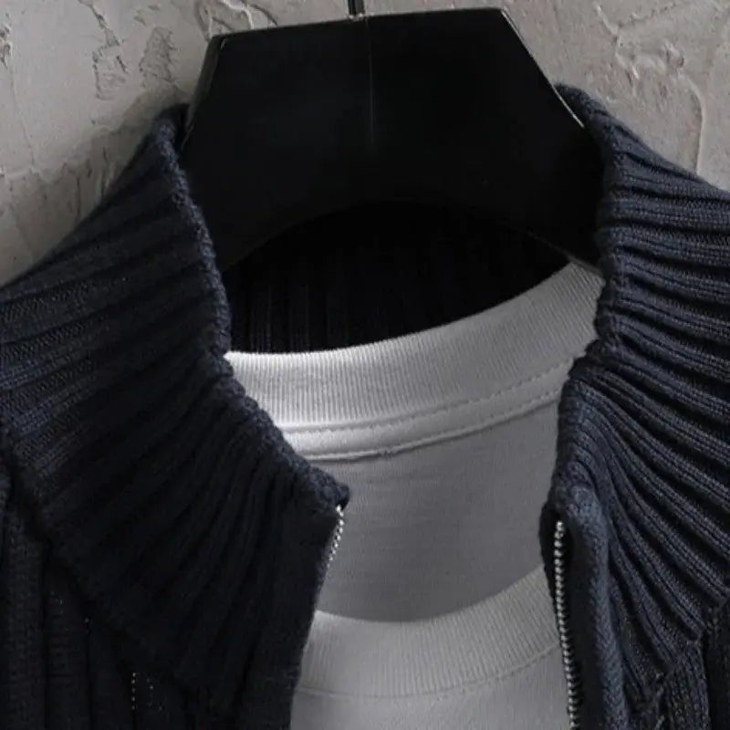 Ribbstickad Tröja i Bomull med Lös Passform för Dam – Klassisk och Bekväm Stickad Tröja - STILUNA