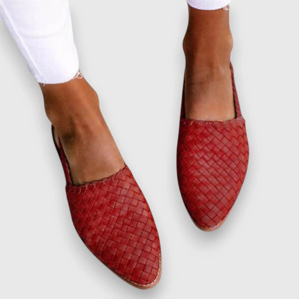 Sandaler Dam - Flätad Rem och Dämpande Innersulor för Optimal Komfort - STILUNA