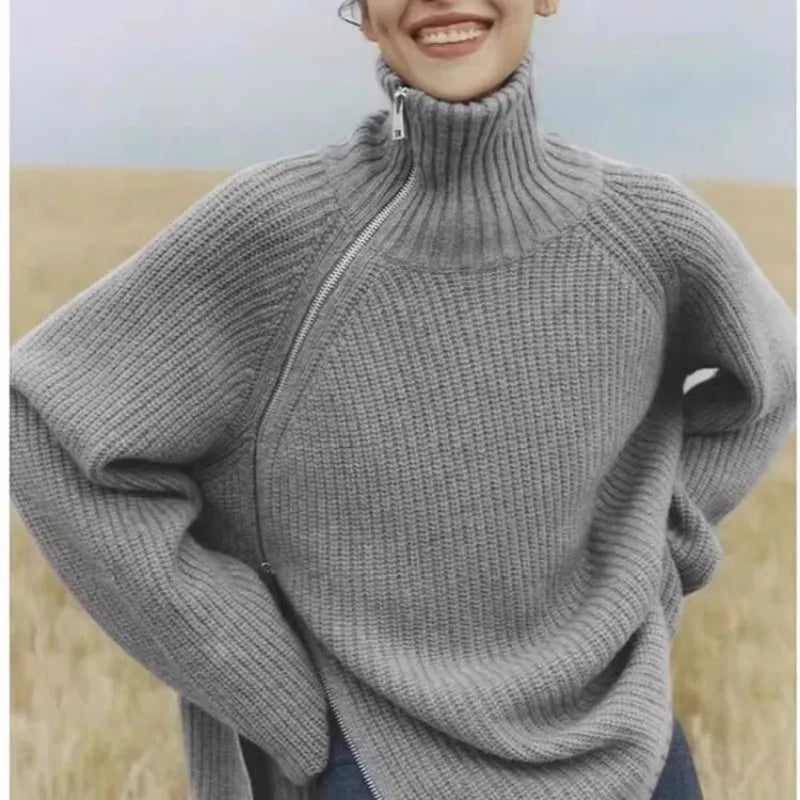 Stickad Dam Tröja 100% Cashmere - STILUNA