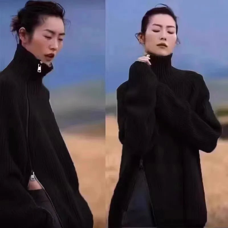 Stickad Dam Tröja 100% Cashmere - STILUNA