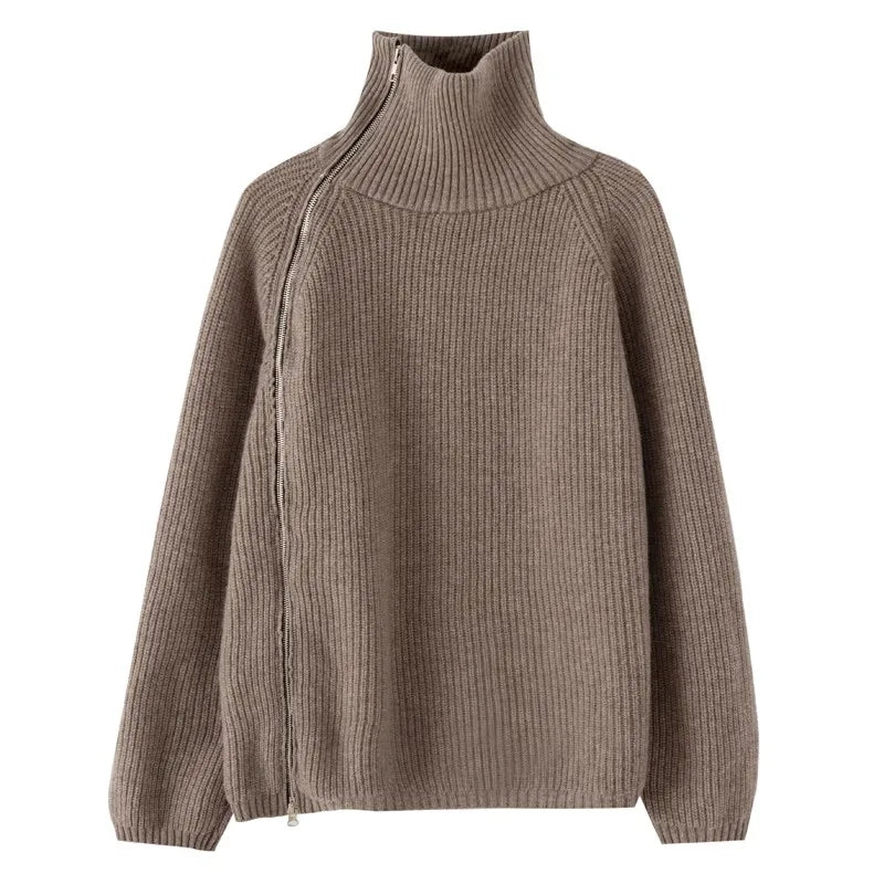 Stickad Dam Tröja 100% Cashmere - STILUNA